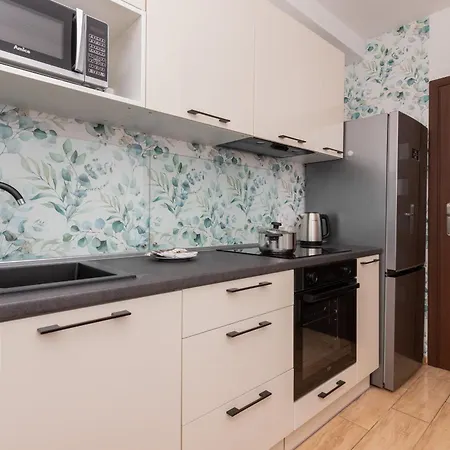Apartment In Center With Two Desks, Balcony And Separate Kitchen By Renters *